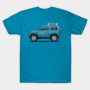 Jimny JA11 SJ410 Blue - Side T-Shirt